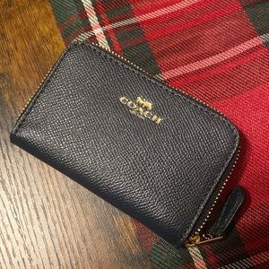 COACH mini zipper wallet 💙